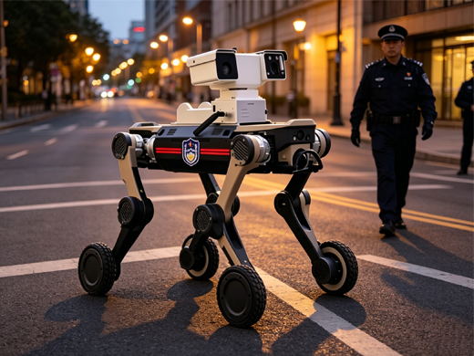 警用四足机器狗智能巡检解决方案