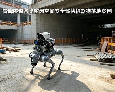 建筑工地、管廊隧道各类密闭空间安全巡检机器狗落地案例